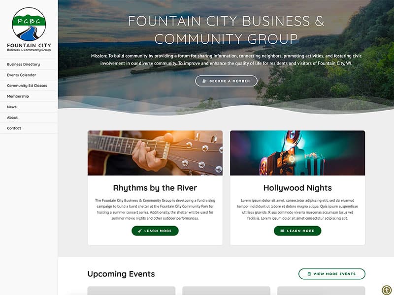 Website Launch: Fountain City Business & Community Group