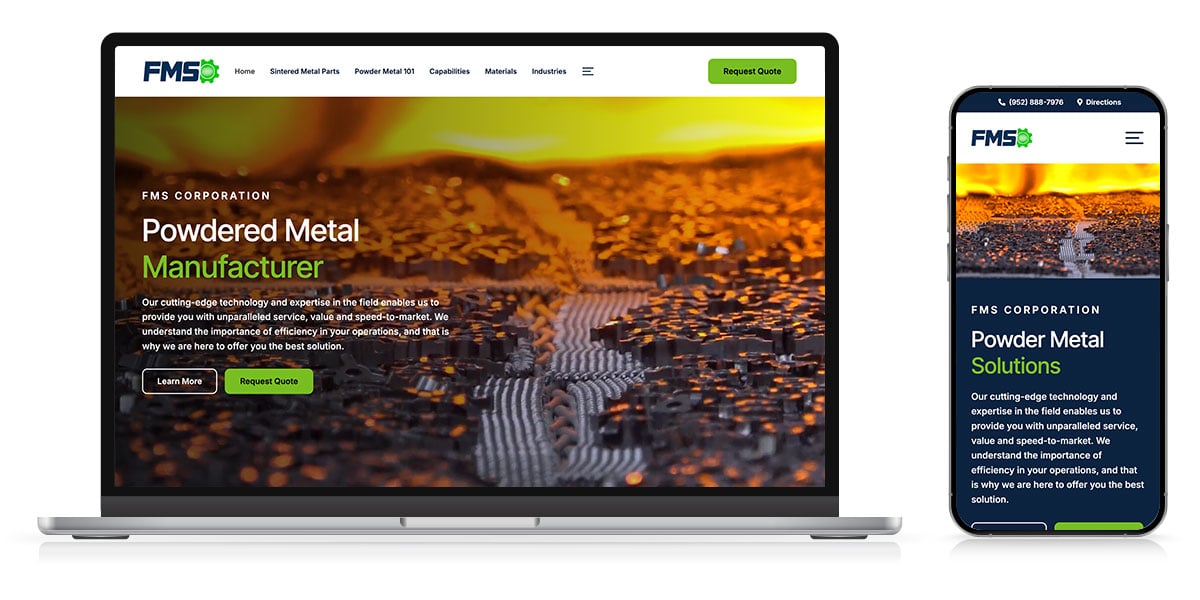 FMS website responsive