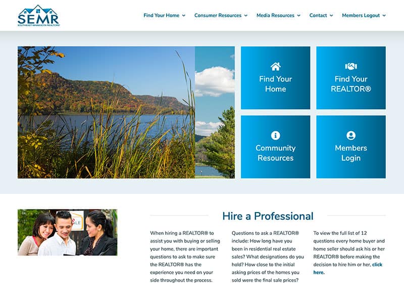 Realty Website Design - SEMR