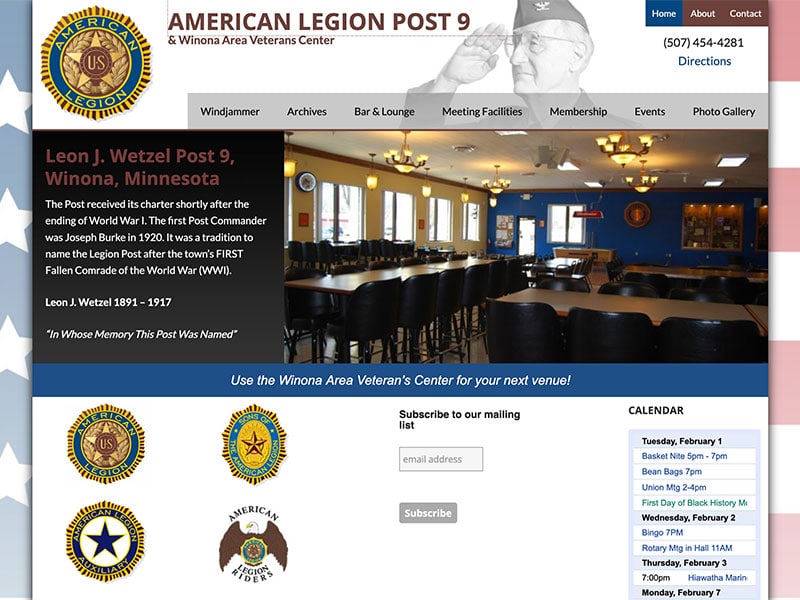 Website Update: American Legion