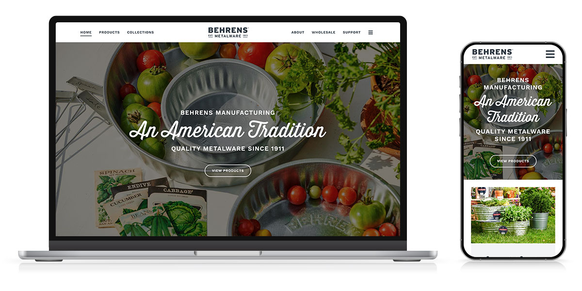 behrens website responsive 2026