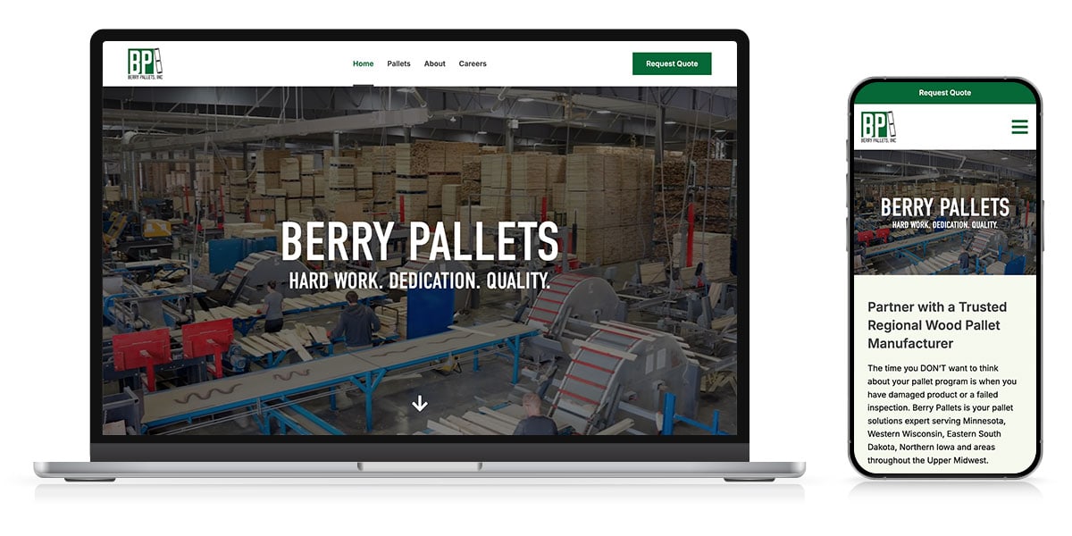 berry pallets web responsive