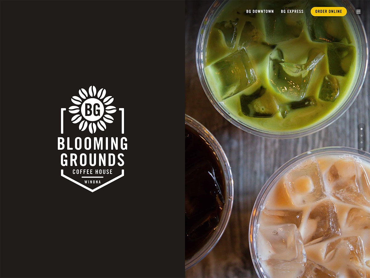 Website Redesign: Blooming Grounds & BG Express