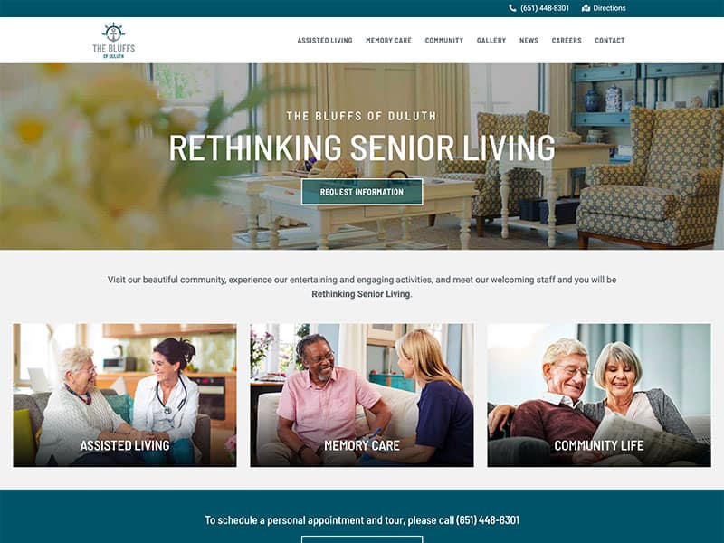 Website Launch: Elysian Senior Homes of Duluth