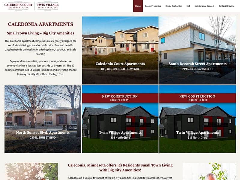 Website Launch: Caledonia Courts