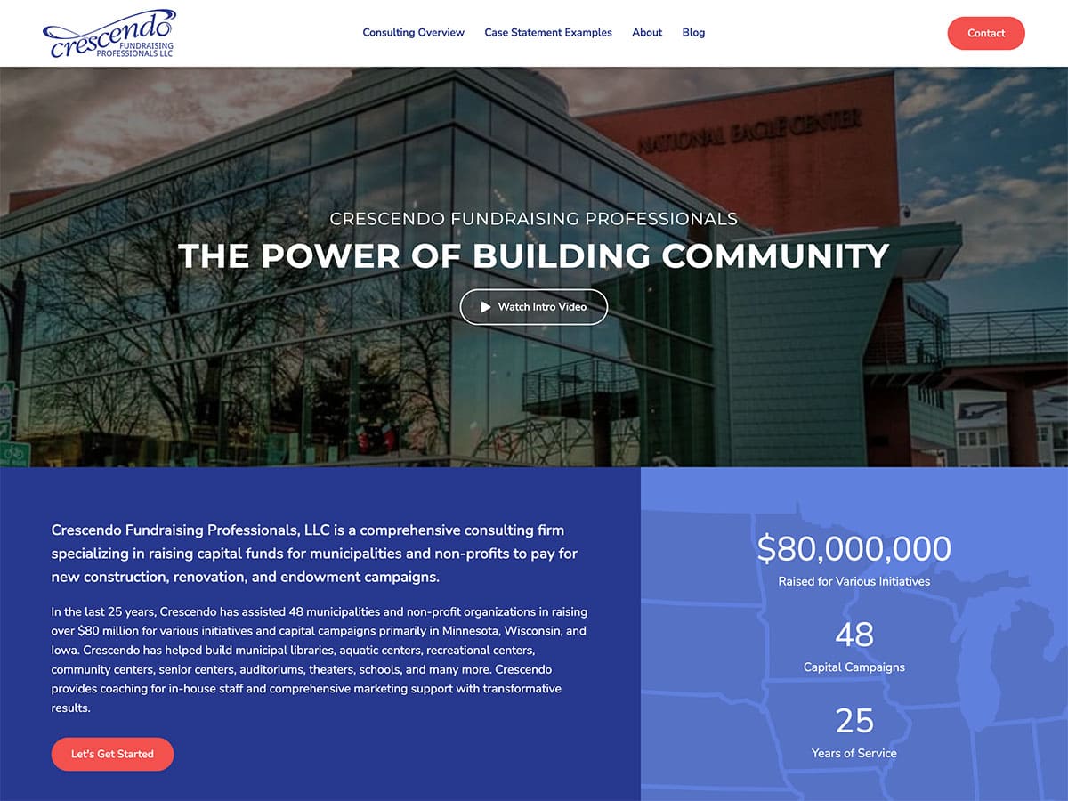 Crescendo Fundraising Professionals building community with municipal and non-profit fundraising services.