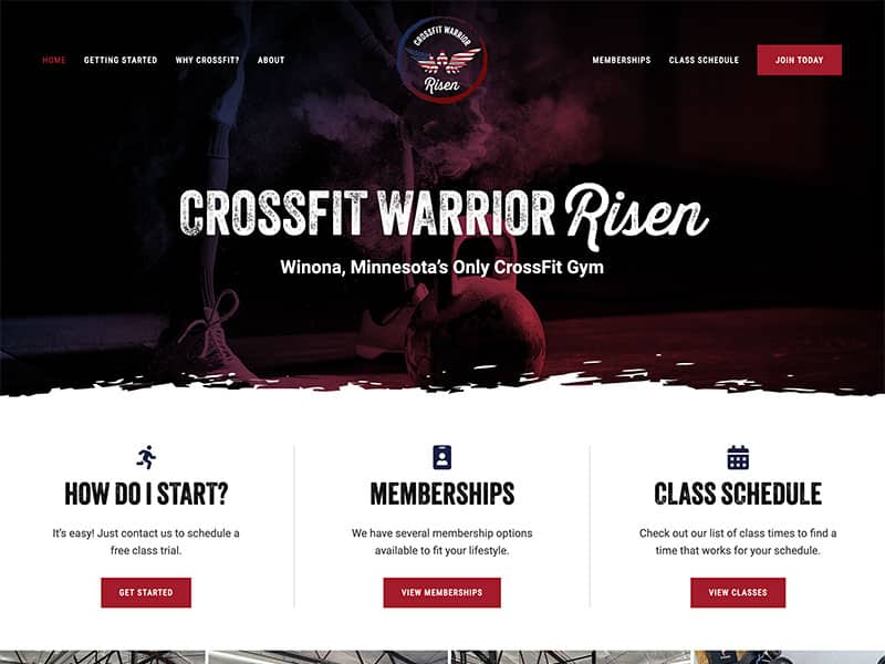 Website Update: Crossfit Warrior Risen