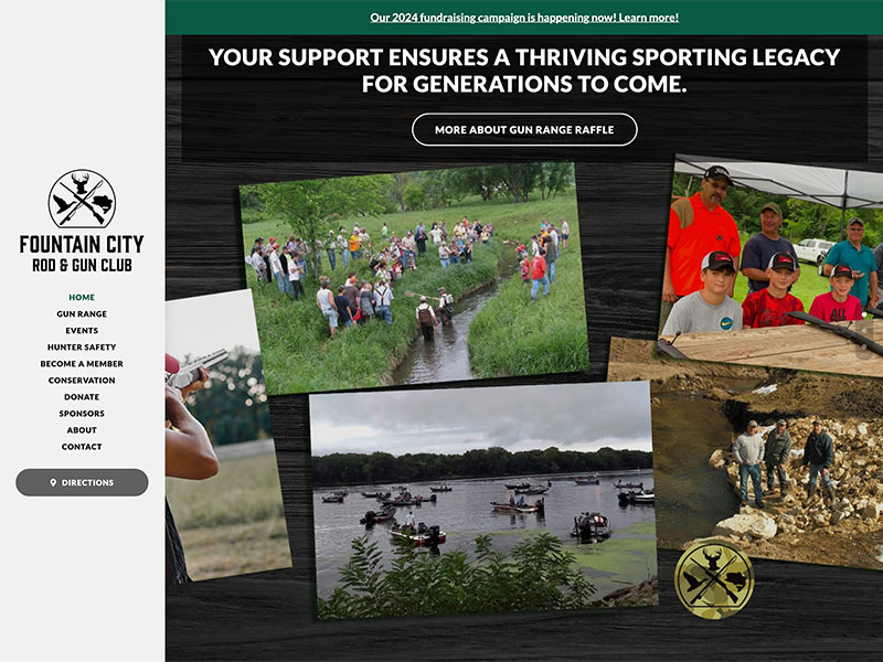 Website Launch: Fountain City Rod & Gun Club