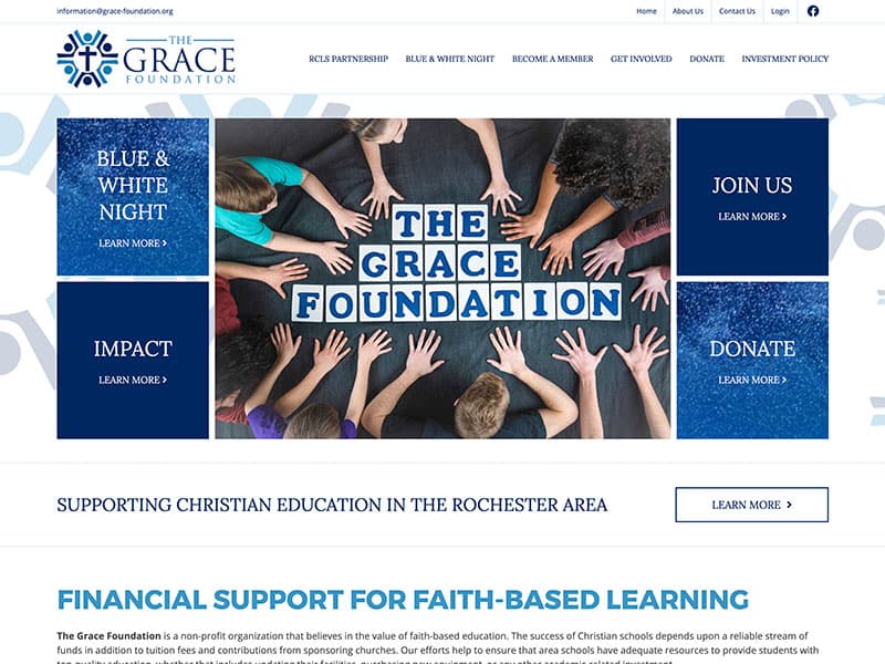Website Update: The Grace Foundation