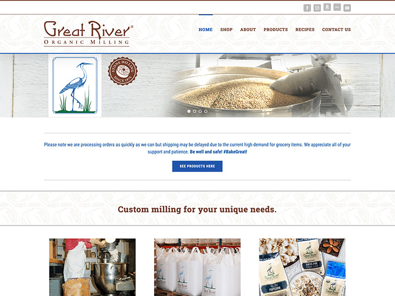 Website Launch: Great River Organic Milling