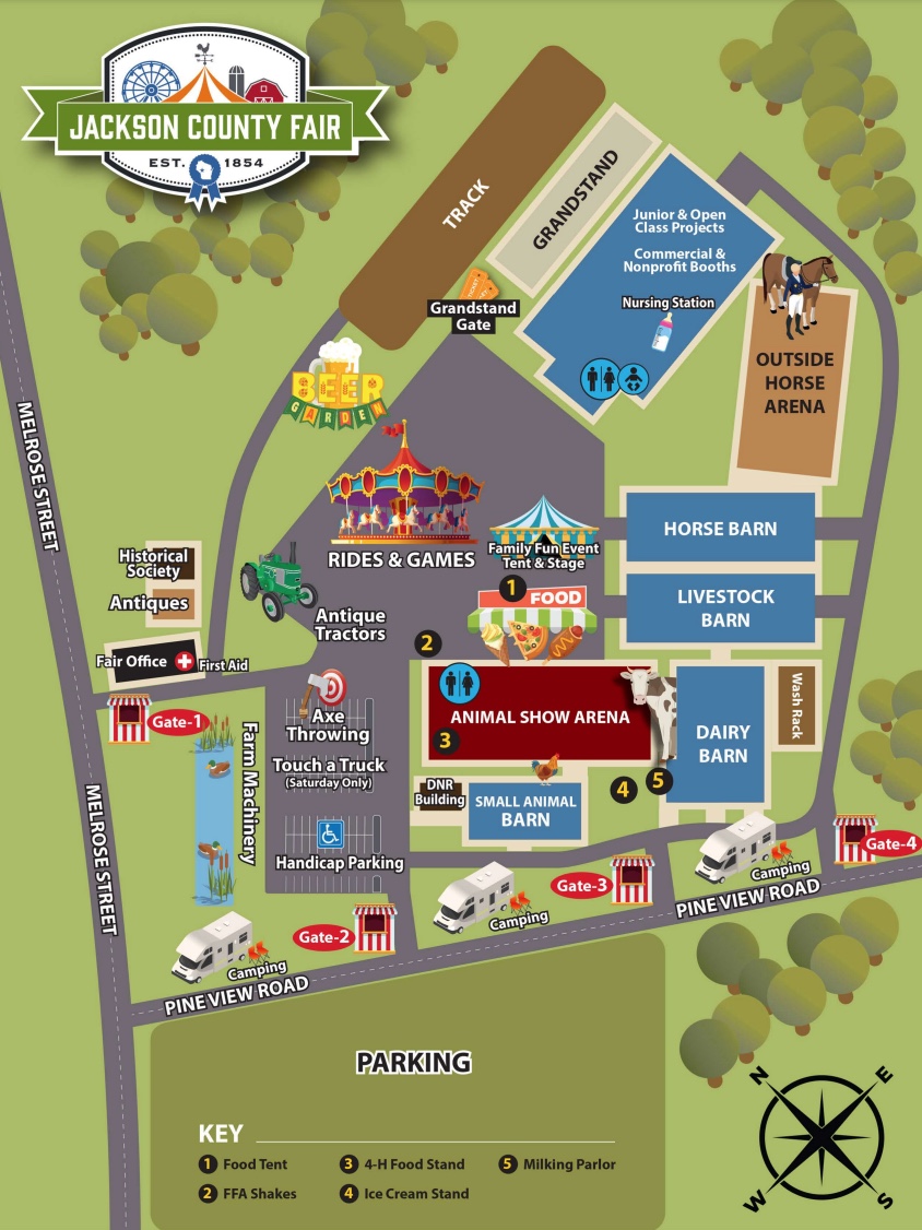 Digital Marketing Service - Jackson Fair Map