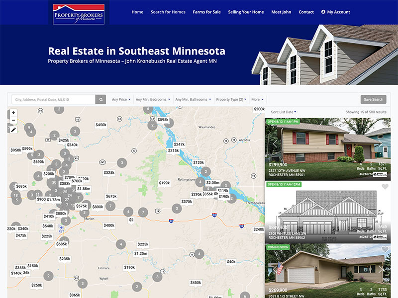Website Redesign: John Kronebusch Real Estate Agent