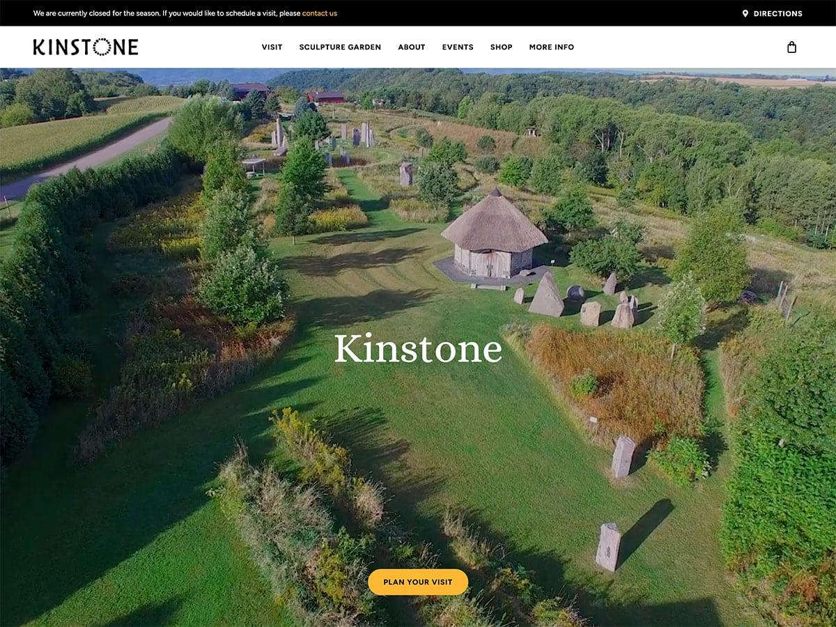kinstone 2026 website screenshot
