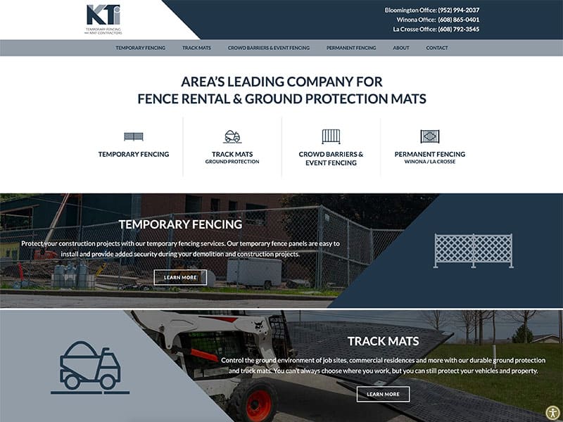 Website Redesign: KTI Fencing