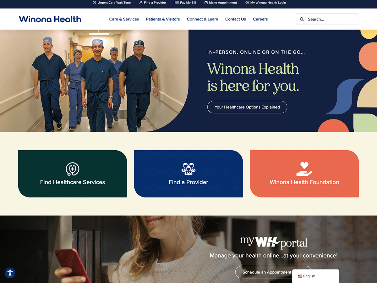 Website Redesign: Winona Health