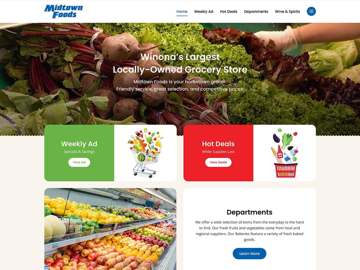 Website Refresh: Midtown Foods