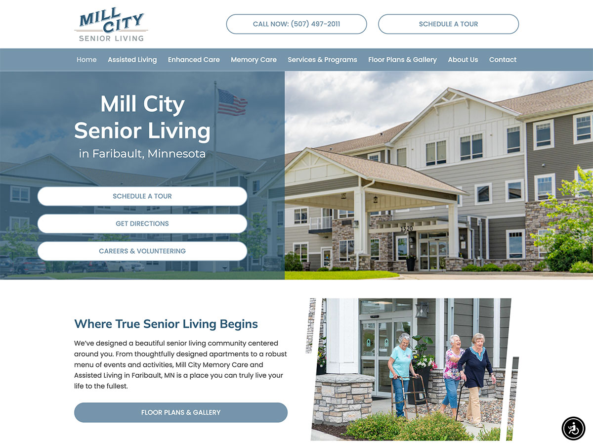 Website Launch: Mill City Senior Living