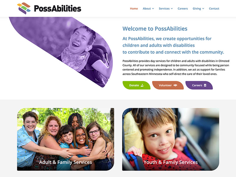 Website Redesign: PossAbilities