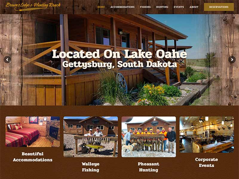 Website Launch: Brown’s Hunting Lodge