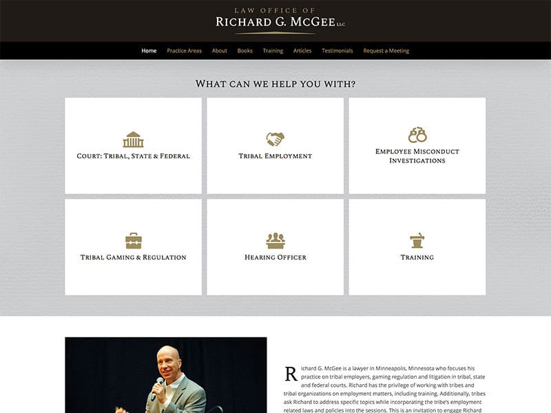Website Update: Richard McGee Law