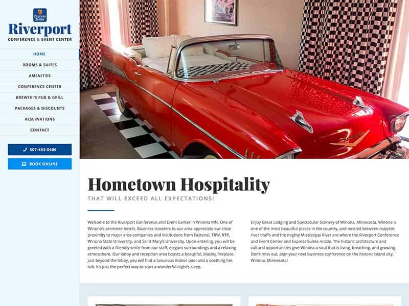 Website Redesign: Riverport Conference & Event Center