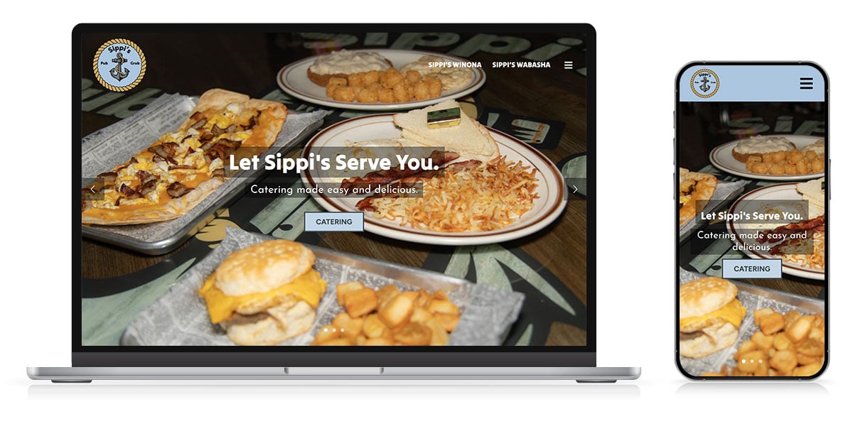 sippis pub website responsive