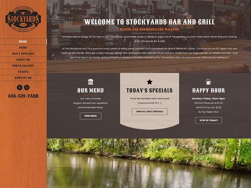 Website Launch: Stockyards Bar & Grill