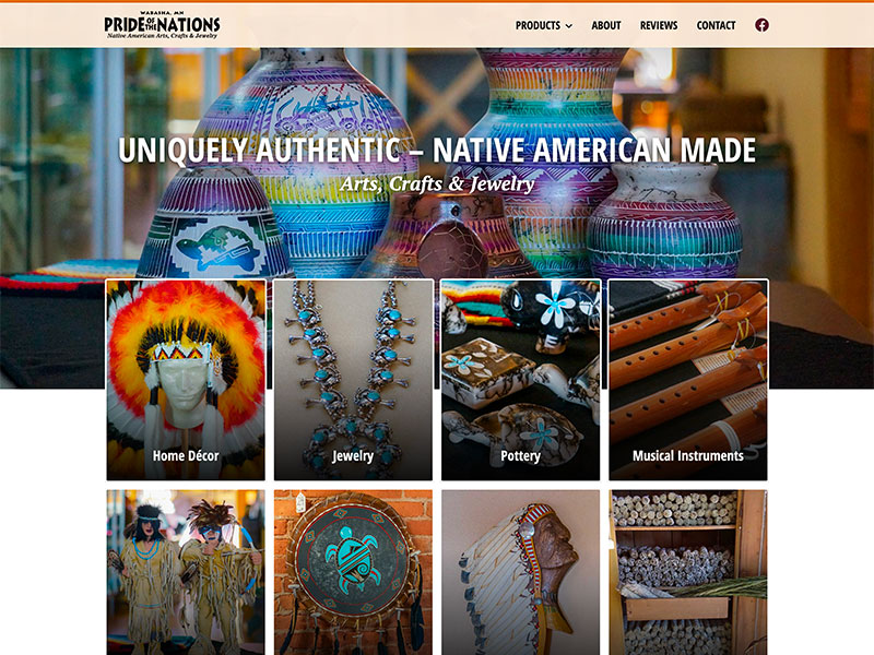 Consumer Website Design - Wabasha Pride of the Nations