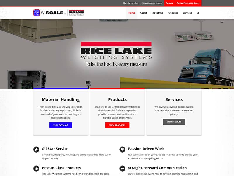 Industrial Manufacturing Website Design